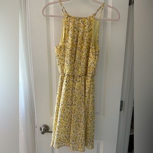 Yellow Floral Dress